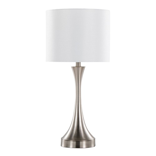 Lenuxe 25.25" Metal Table Lamp With Usb - Set Of 2
